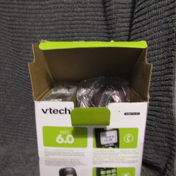 Vtech Cs6114-21 2-handset Cordless Phone System - Black - Picture 6 of 6